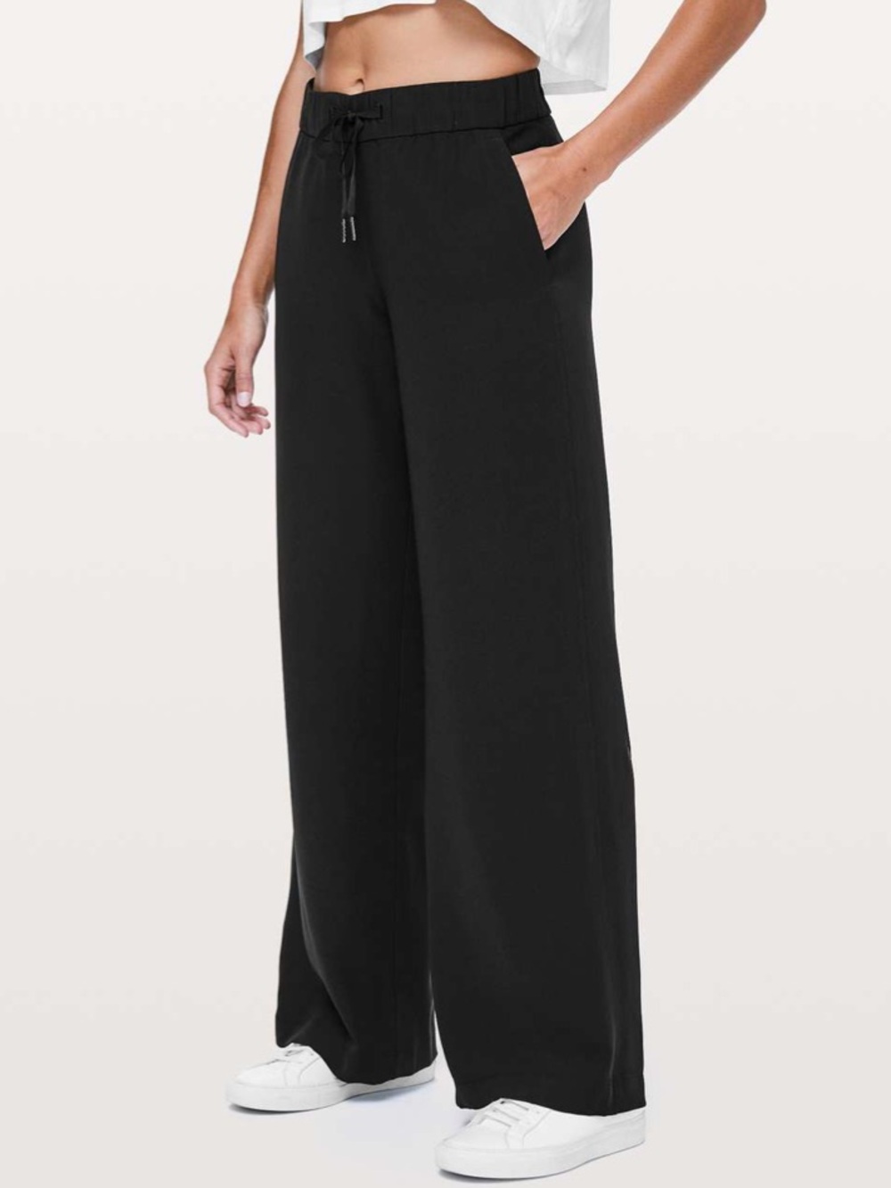 Lululemon On The Fly Pants Wide Leg Black Size 6